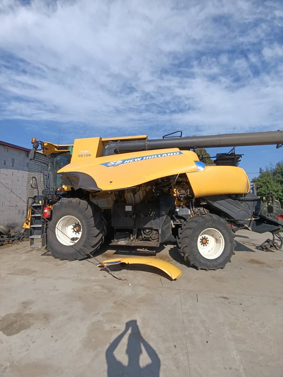Фото 6 з ремонту — Ремонт паливного бака New Holland Cr 9.80