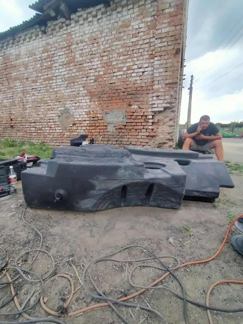 Фото 7 з ремонту — Ремонт паливного бака Claas Lexion 600 — Дубова
