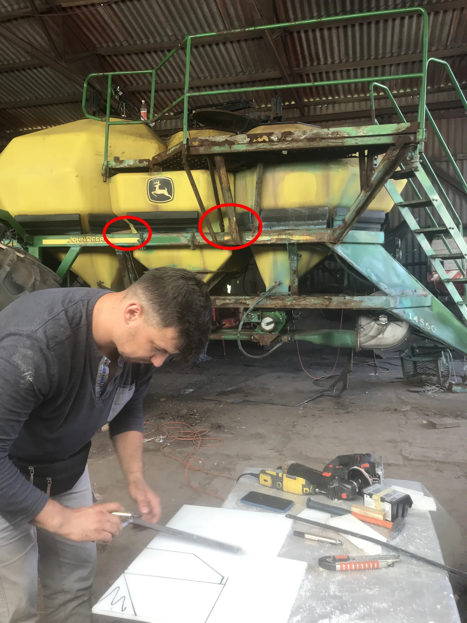 Підсилення стінок бочки обприскувача